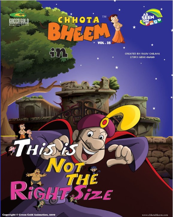 Chhota Bheem in This Is Not the Right Size - Vol. 35